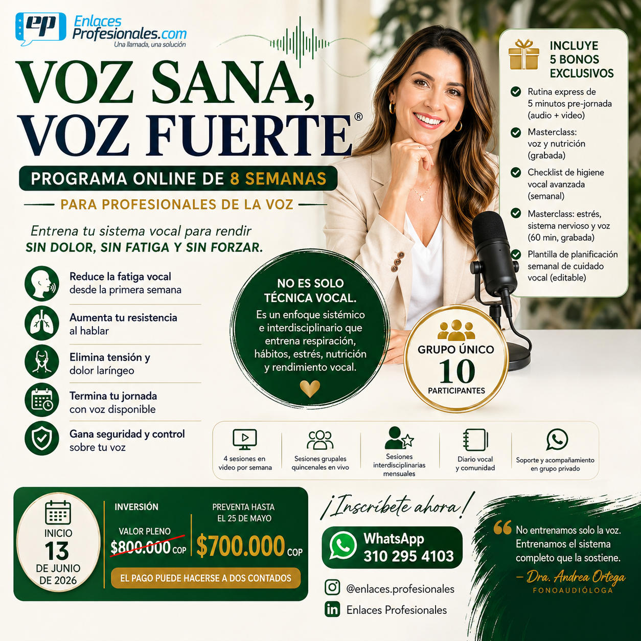 Voz sana, Voz Fuerte